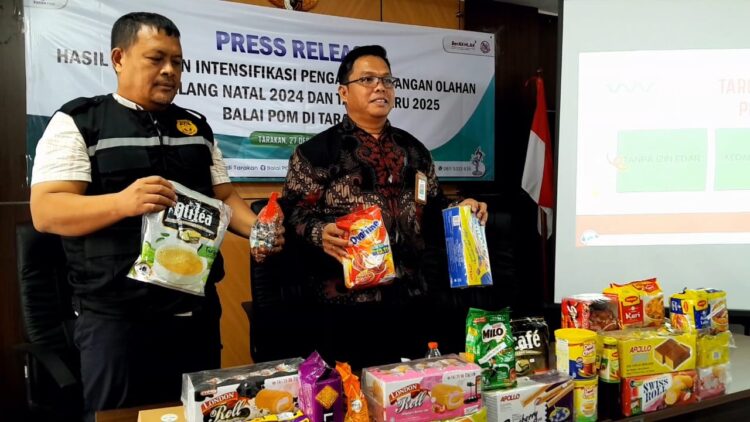Hasil Intensifikasi Pengawasan BPOM Tarakan, Ribuan Produk Pangan Tanpa Izin Edar Ditemukan