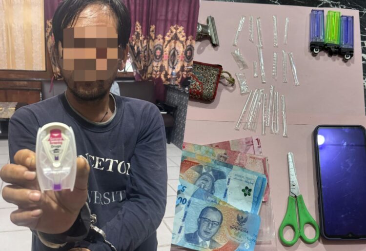 Masih Nekad Jual Sabu di Kawasan Kampung Bersinar, YWL Diciduk Polisi