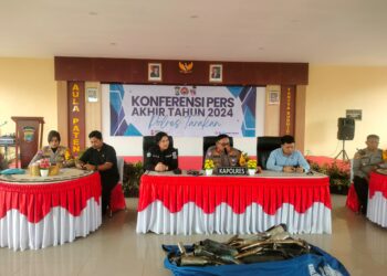 Laporan Kejahatan di Polres Tarakan Menurun Sepanjang Tahun 2024