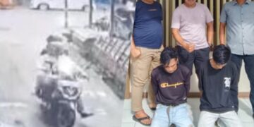 Viral Curi Tas Pake Motor Rental, Dua Pelaku Diringkus Polisi