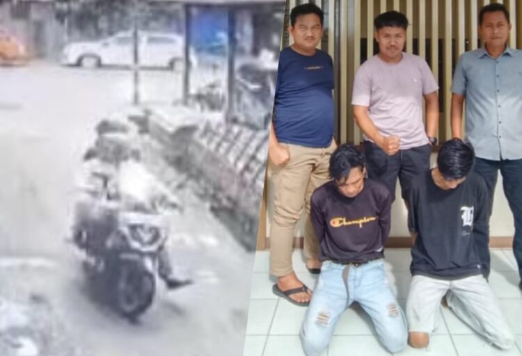 Viral Curi Tas Pake Motor Rental, Dua Pelaku Diringkus Polisi