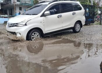 Pengguna Jasa Pelabuhan SDF Tarakan Keluhkan Jalan Berlubang