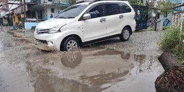 Pengguna Jasa Pelabuhan SDF Tarakan Keluhkan Jalan Berlubang
