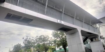 Miris! JPO di Jantung Kota Tarakan Tak Terawat, Warga Resah Keselamatan Terancam