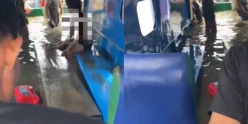 Speedboat Terbalik di Tanjung Haus, Diduga Satu Orang Belum Ditemukan
