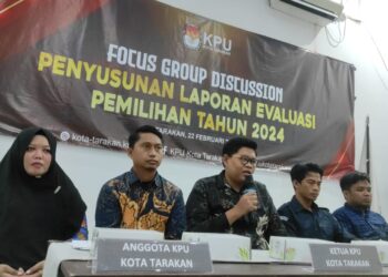 KPU Tarakan Gelar FGD Evaluasi Pemilu 2024, Tingkatkan Kualitas Demokrasi