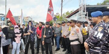 Aksi Demo Aliansi Masyarakat Resah di Pomal, Minta Kepastian Hukum Kasus Dugaan Penganiayaan dan Penembakan