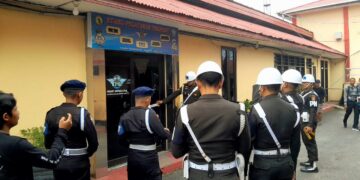 Pasca Keributan di Mapolres Tarakan, Sejumlah Anggota TNI Olah TKP