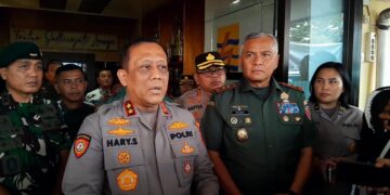 Kapolda Kaltara dan Pangdam VI Mulawarman Tinjau Mapolres, Enam Polisi Alami Luka