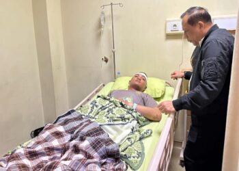 Kapolda Kaltara Jenguk Polisi Korban Penyerangan di Rumah Sakit