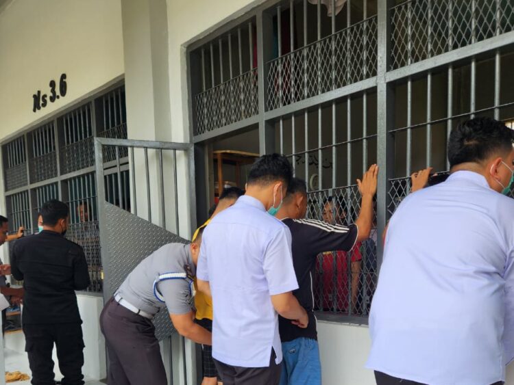 Lapas Bontang Gelar Razia Blok Hunian, Tingkatkan Kewaspadaan Jelang Ramadan