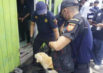 BNNP Kaltara Geledah Rumah Tersangka Kurir Sabu 25 Kg