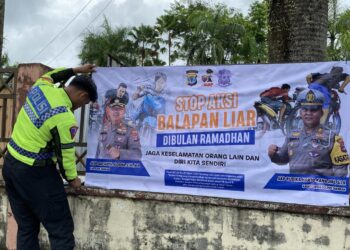 Larang Balapan Liar dan Parkir Sembarangan, Satlantas Gencar Sosialisasi