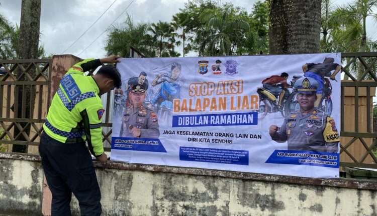 Larang Balapan Liar dan Parkir Sembarangan, Satlantas Gencar Sosialisasi