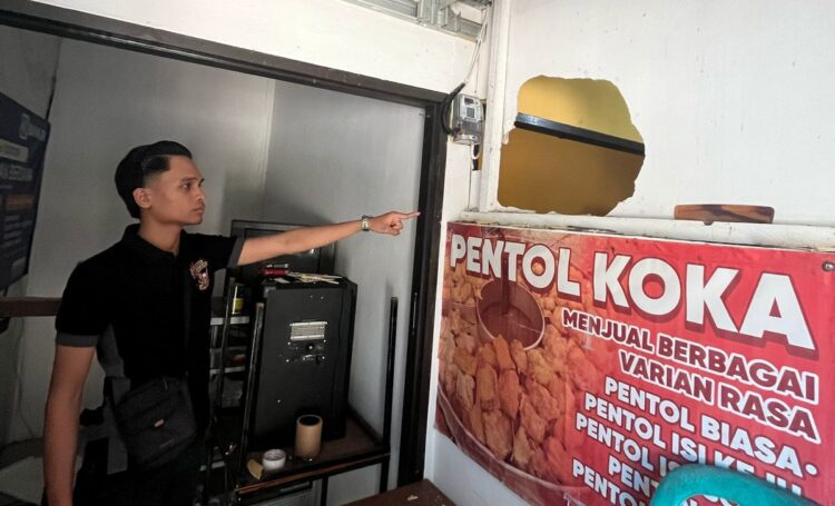Warung Sembako Dibobol Maling, Pelaku Beraksi saat Sahur