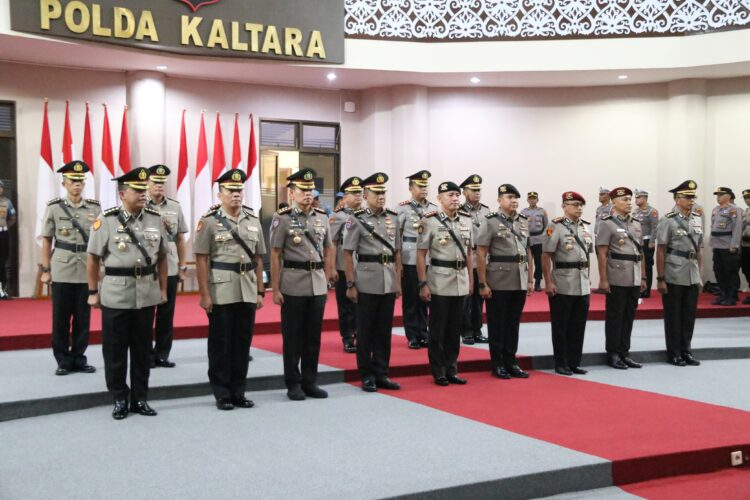 Polda Kaltara Lakukan Mutasi Pejabat Utama dan Kapolres, Ini Daftarnya