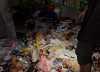 Warung Sembako Dijarah Saat Kebakaran, Pemilik Rugi Ratusan Juta