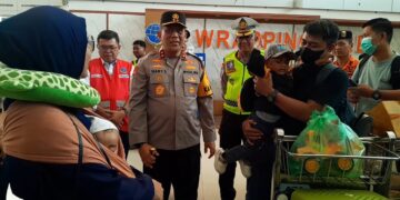 Kapolda Tinjau Pengamanan Personel di Posko Mudik Lebaran