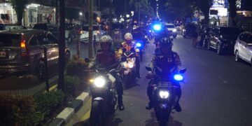 Polres Tarakan Patroli Persiapan Pengamanan Pawai Malam Takbiran