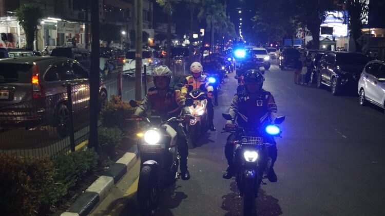 Polres Tarakan Patroli Persiapan Pengamanan Pawai Malam Takbiran