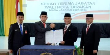 Sertijab Wali Kota Tarakan, KHARISMA Siap Laksanakan Program 100 Hari Kerja