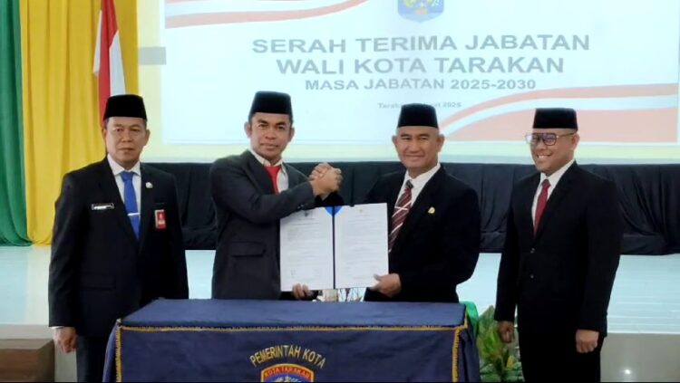 Sertijab Wali Kota Tarakan, KHARISMA Siap Laksanakan Program 100 Hari Kerja