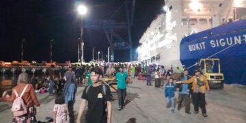 Arus Balik Lebaran di Pelabuhan Malundung Tembus 3.800 Penumpang  