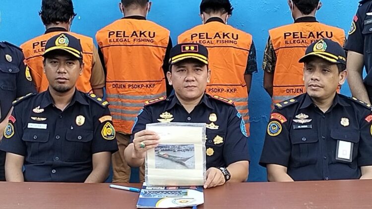 Empat Nelayan Asal Malaysia Terlibat Ilegal Fishing Ditangkap PSDKP Tarakan