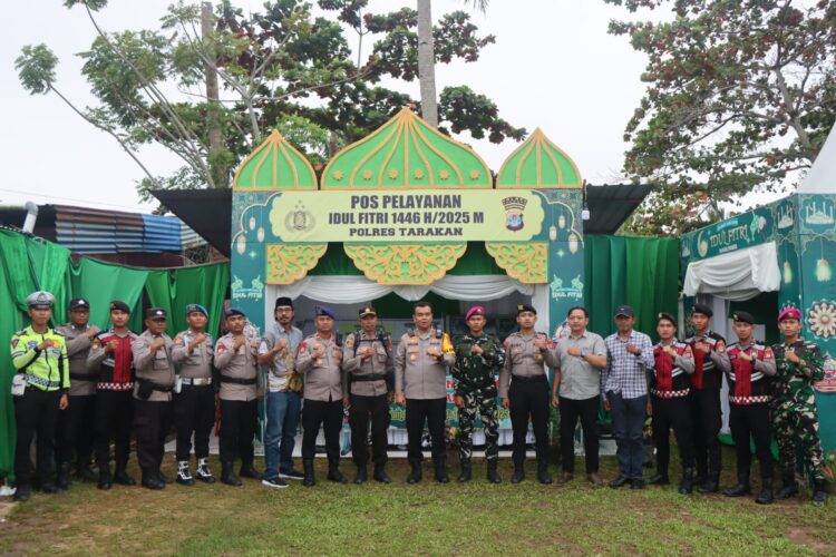 Antisipasi Lonjakan Pengunjung di Pantai Amal, Kapolres Cek Pos Pelayanan Ops Ketupat Kayan 2025