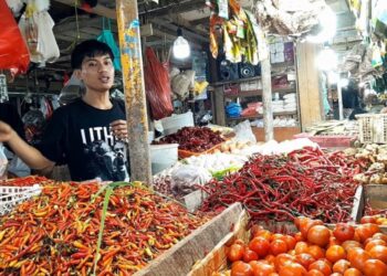 Pasca Lebaran Harga dan Pasokan Bahan Pokok di Pasar Stabil