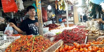 Pasca Lebaran Harga dan Pasokan Bahan Pokok di Pasar Stabil