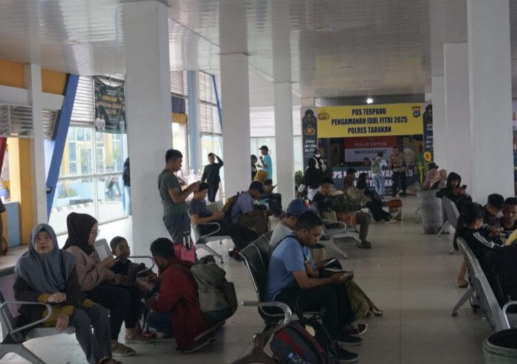 Puncak Arus Balik di Pelabuhan Tengkayu 1 Tarakan Capai 4.828 Penumpang   