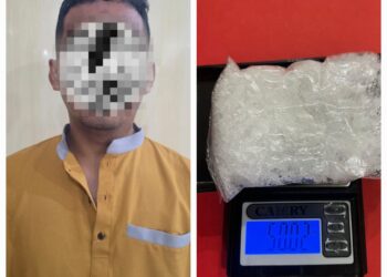 Bawa Sabu dari Sandakan, Kurir Lintas Negara Diamankan Polres Nunukan