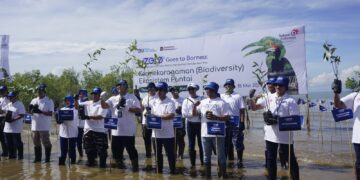 Tanam 5.000 Mangrove di Tarakan, PT Telkom Dukung Pelestarian Lingkungan dan Target Nol Emisi 2060