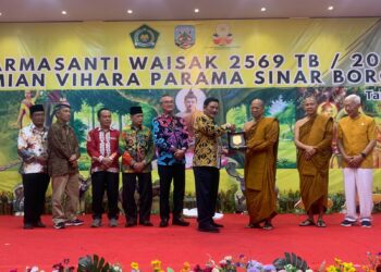 Vihara Parama Sinar Borobudur Diresmikan, Jadi Pusat Keagamaan Umat Buddha Terbesar di Kaltara