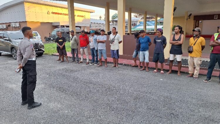 Satgas Anti Premanisme Bergerak, Amankan 41 Jukir Liar, Ada yang Bawa Sajam!