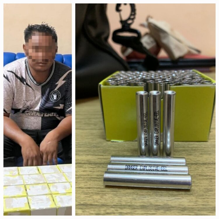 Punya 6.000 Detonator, Warga Sebatik Utara Diamankan Polisi
