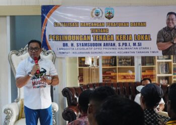 Sosialisasi Raperda Perlindungan Tenaga Kerja Lokal, Syamsuddin Arfah : Ini Inisiatif DPRD