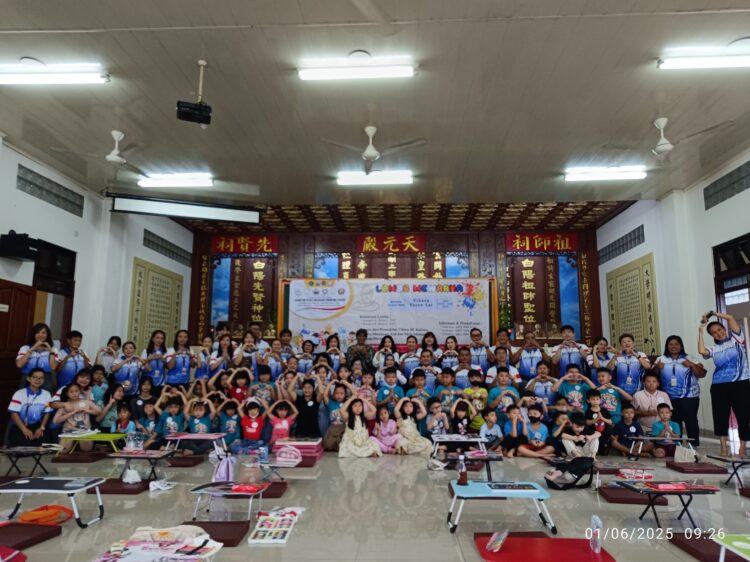 Lomba Mewarnai di Vihara Thien Lai, Sitti Rujiah Khairul : Latih Mental dan Bantu Kreativitas Anak