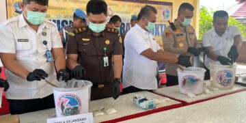 Sabu-sabu yang Diselundupkan dalam Perut Ikan Dimusnahkan, Pengendali Utama Masih Diburu Polisi