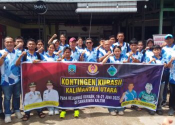 Lepas Atlet Kurash Menuju Kejurnas di Samarinda, Ketua Koni : Harumkan Nama Kaltara