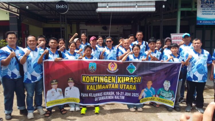 Lepas Atlet Kurash Menuju Kejurnas di Samarinda, Ketua Koni : Harumkan Nama Kaltara