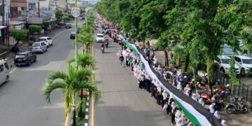 Dukung Rakyat Gaza, Warga Kota Tarakan Turun ke Jalan Galang Dana dan dan Orasi Kemanusiaan