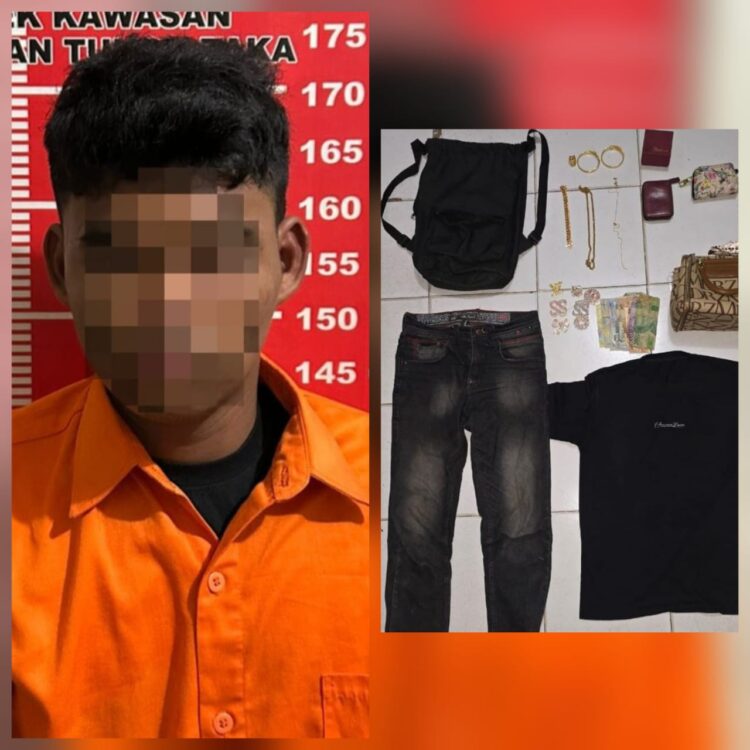 Gasak Harta Tamu Hotel Senilai Rp270 Juta, Residivis Lincah ini Ditangkap Saat Melarikan Diri