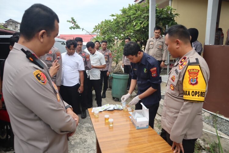 Tak Ingin Kecolongan, Polres Tarakan Tes Urine, Kapolres: Kami Mulai dari Internal