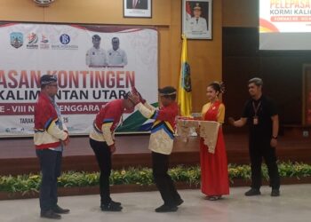 Gubernur Zainal Lepas Kontingen KORMI Kaltara ke FORNAS NTB: Jangan Lakukan Hal Aneh-Aneh, Pakai Atribut Daerah!