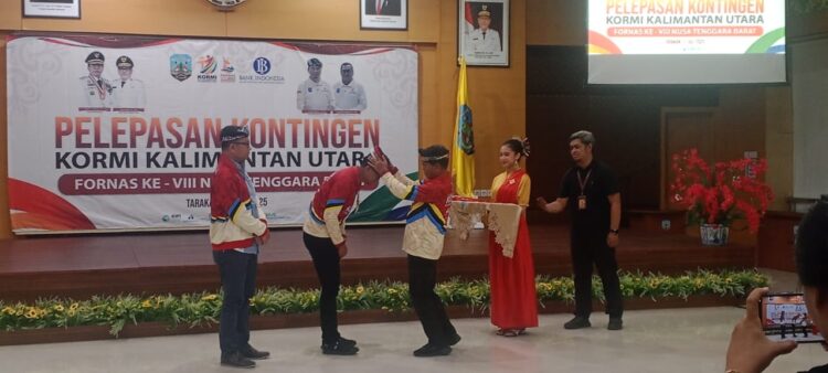 Gubernur Zainal Lepas Kontingen KORMI Kaltara ke FORNAS NTB: Jangan Lakukan Hal Aneh-Aneh, Pakai Atribut Daerah!