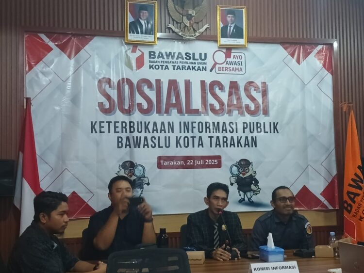 Bawaslu Tarakan Gandeng Komisi Informasi Kaltara Sosialisasikan Transparansi Pemilu, Soroti Pentingnya Hak Akses Publik