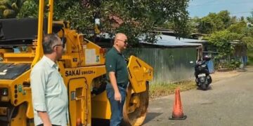 Aspal Jalan, Pemkot Tarakan Apresiasi Komitmen CSR PT PRI