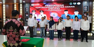 Bupati Nunukan Ingatkan Tragedi Poso dan Ambon Saat Kukuhkan Forum Pemuda Lintas Agama